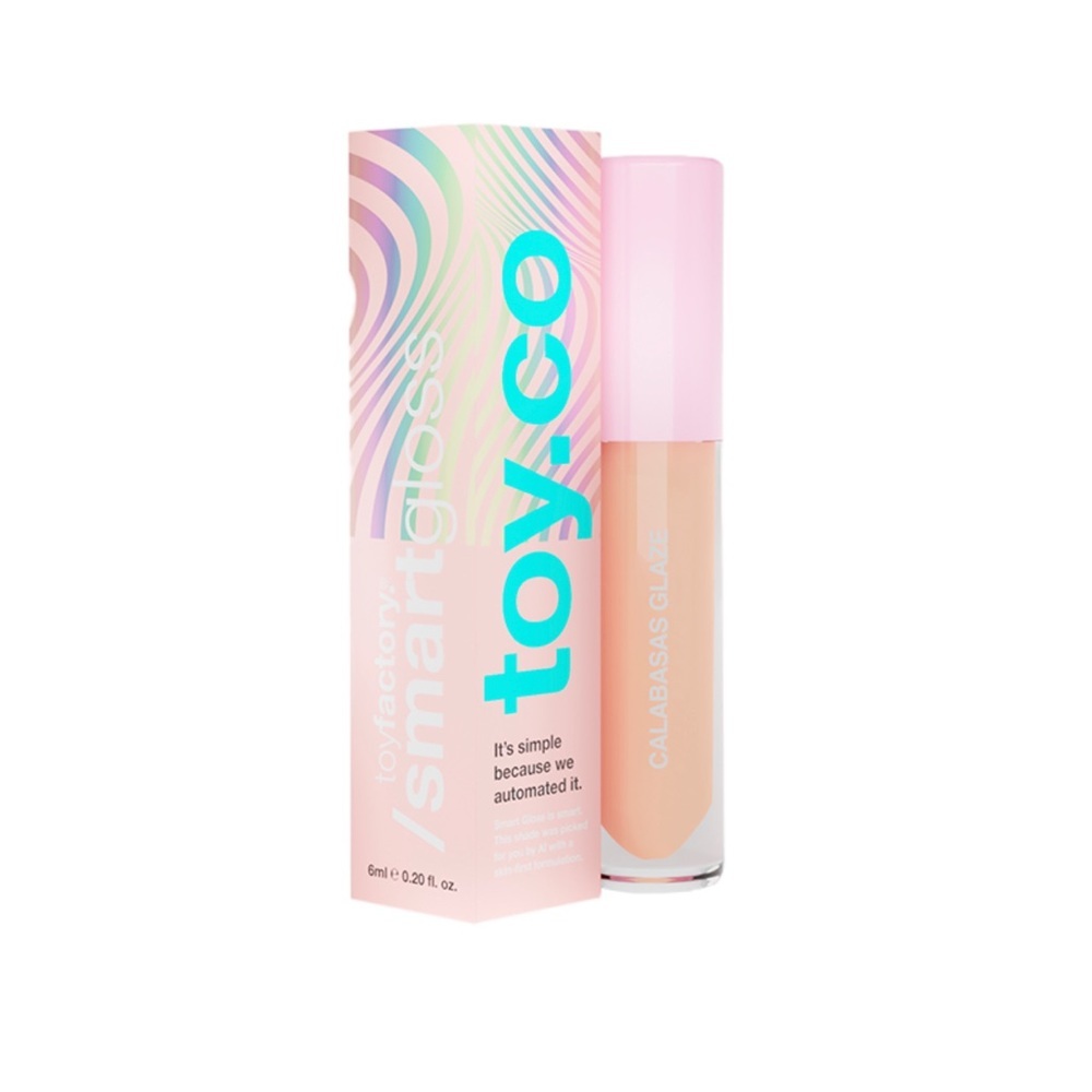 Toy.co Smart Gloss Calabasas – Peach Nude Lip Gloss Shine Glassy Glow NIB